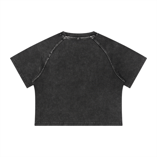 Black denim shirt on a white background