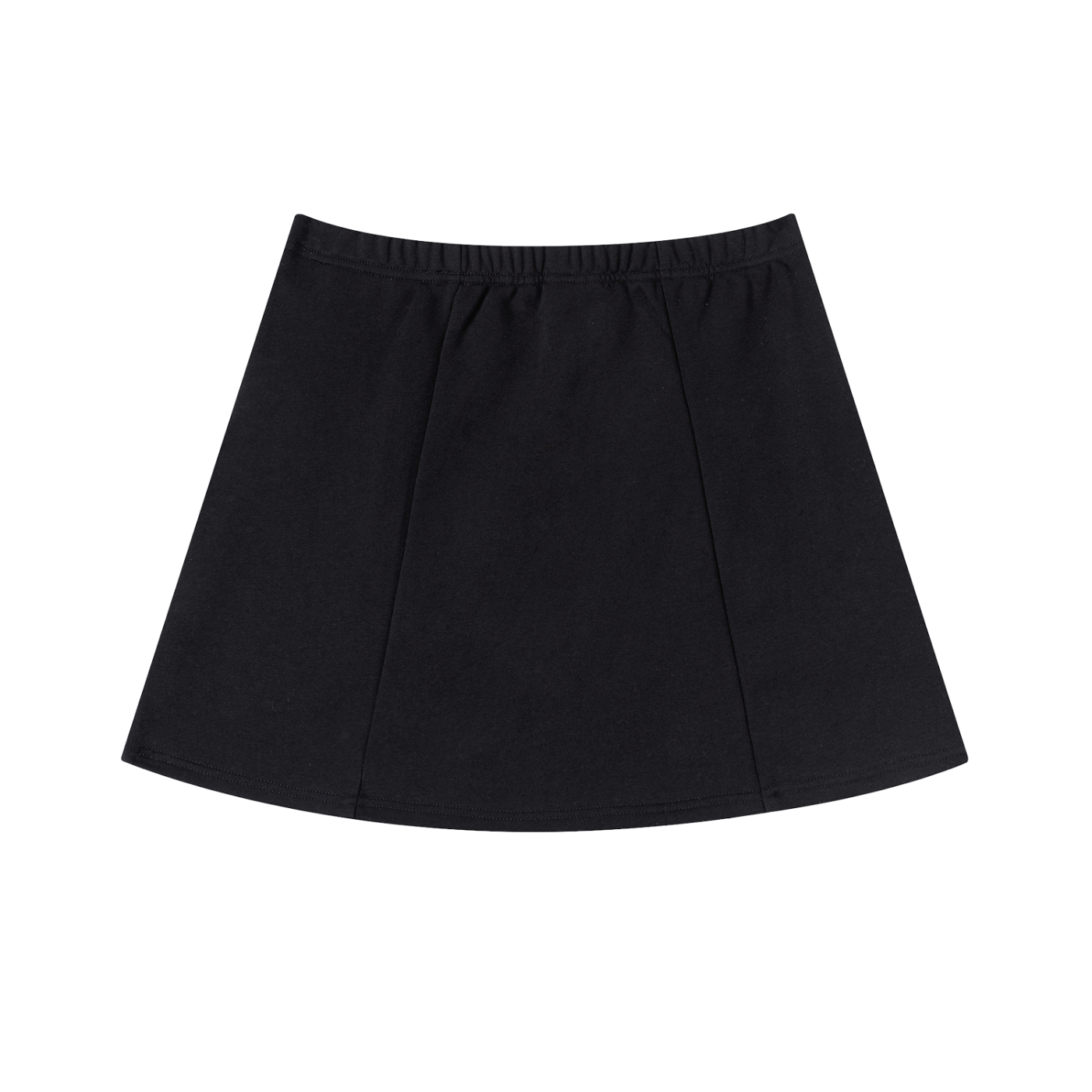 Black skirt on a white background