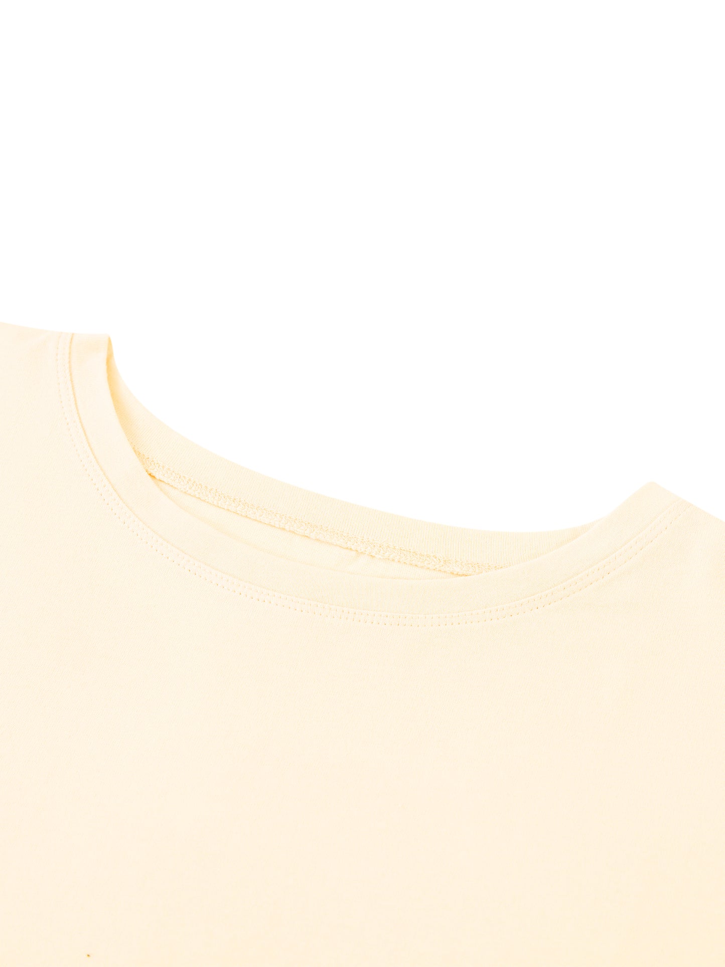Beige t-shirt with a plain background