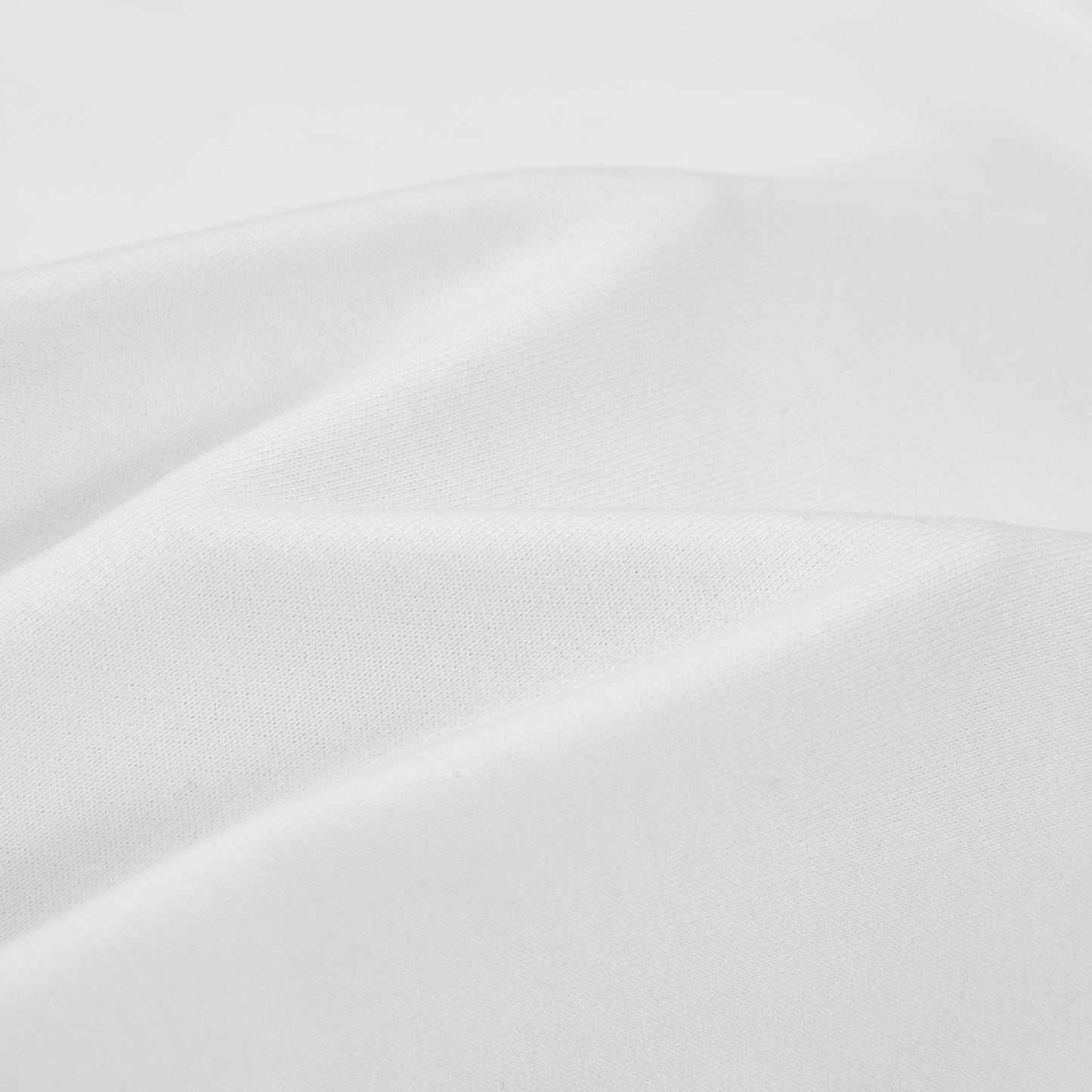 Close-up of a white fabric texture