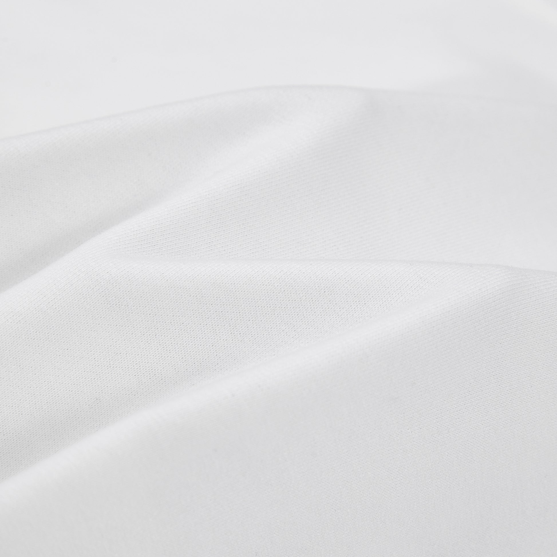 Close-up of a white fabric texture