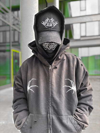 "Widow" Zipper Hoodie