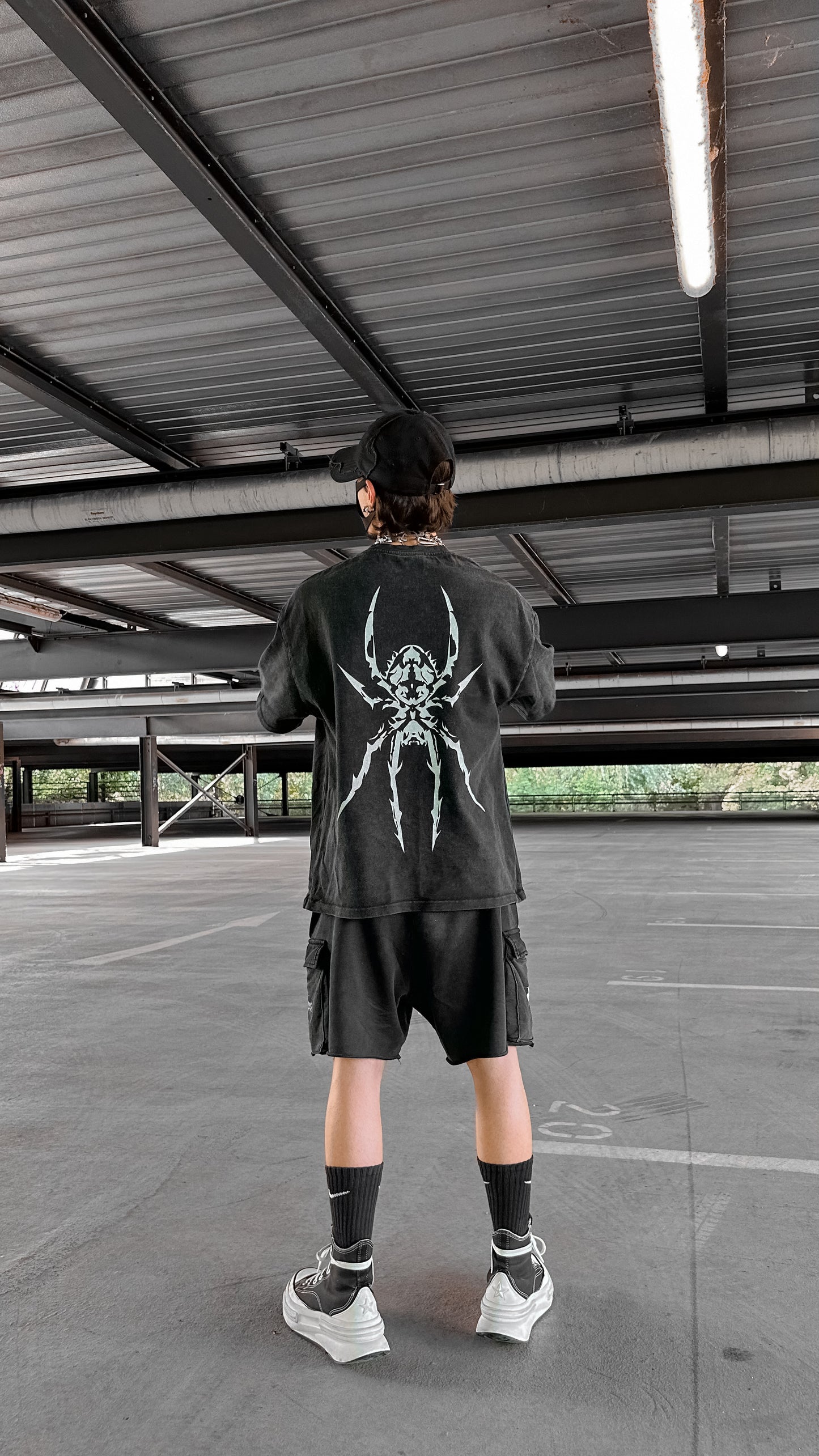 Spider Washed Oversized T-Shirt