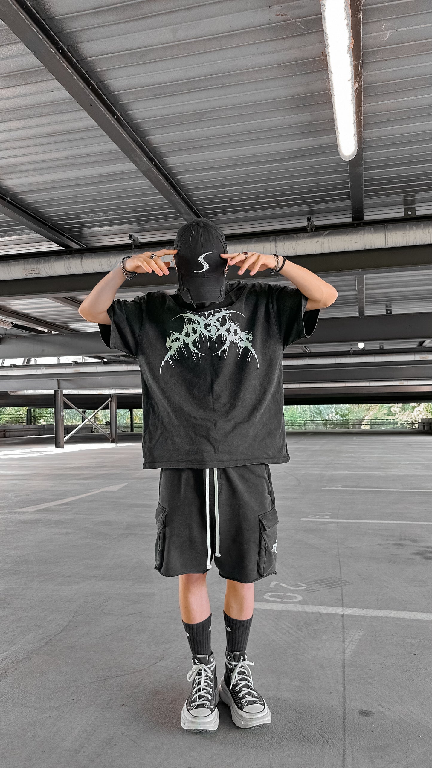 Spider Washed Oversized T-Shirt