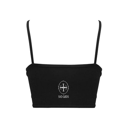 "Eyes full of Lies" Strap Crop Top