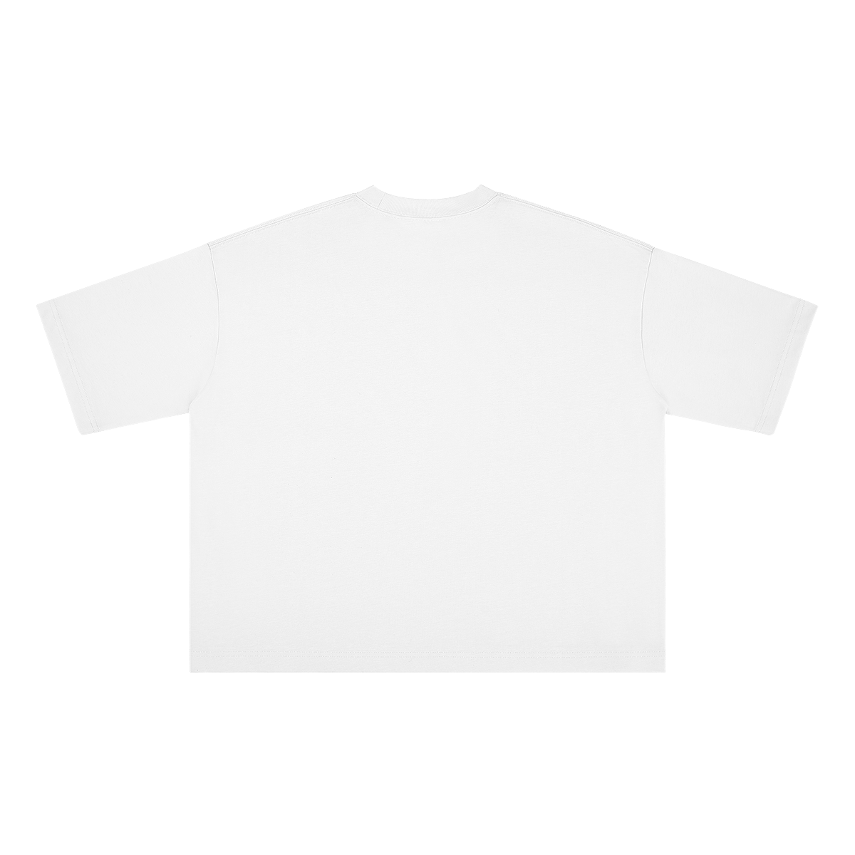 Plain white t-shirt on a white background