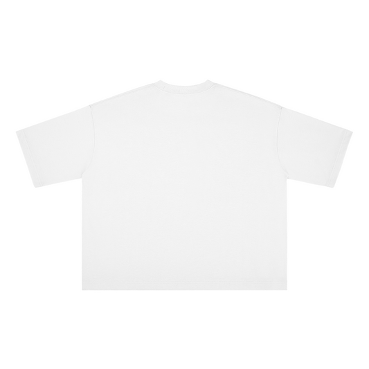 Plain white t-shirt on a white background
